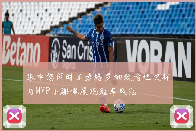 家中悠闲时光劳塔罗细致清理奖杯与MVP小雕像展现冠军风范